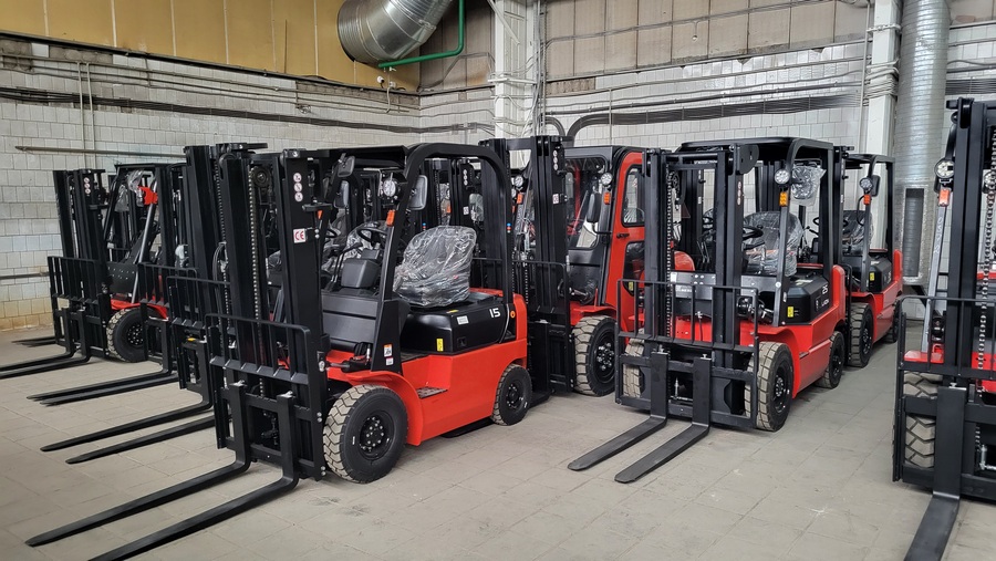 Тест-драйв складской техники на нашем складе в Камышине