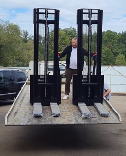 Тест-драйв складской техники на нашем складе в Камышине